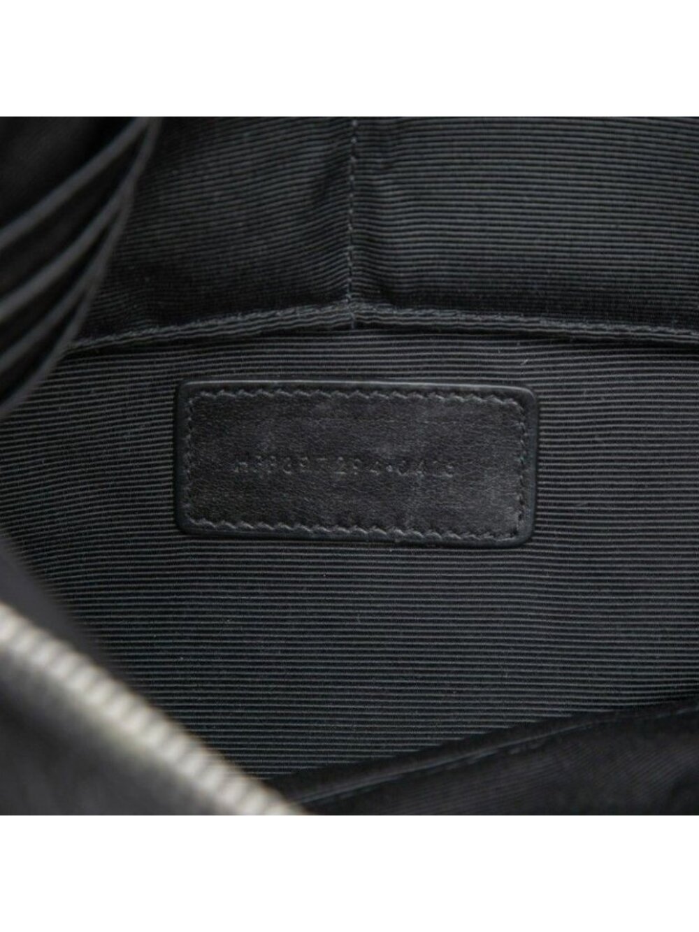 Saint Laurent Croco Embossed Clutch Black Leather - Picture 9 of 9